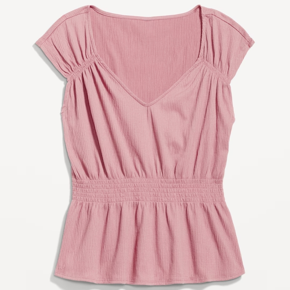 Smocked Waist Top